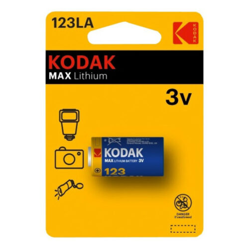 Kodak Ultra Lithium Fotó elem 3V CR123 LA