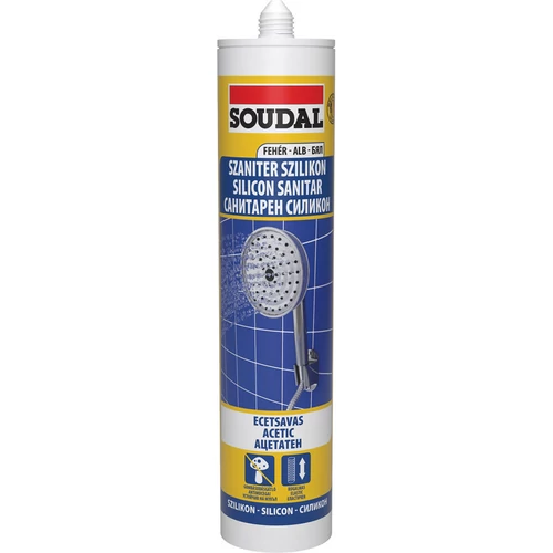 Soudal szaniter szilikon fehér 280ml