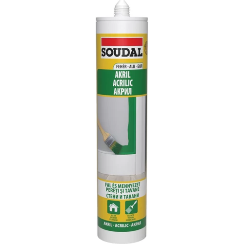 Soudal Akril fehér 280 ml