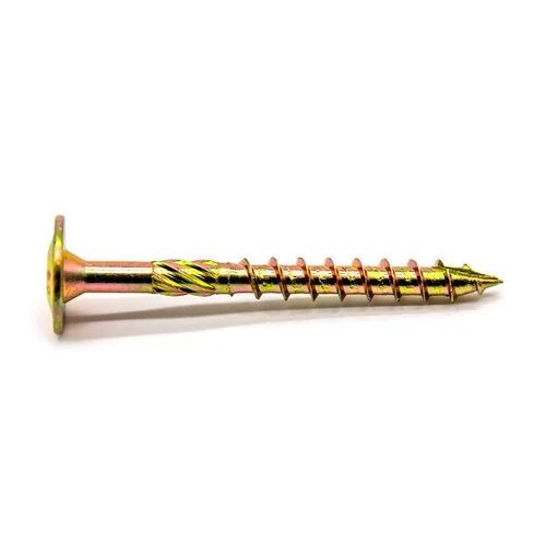 Szerkezetépítő csavar 6x160mm Woodstar tányérfejű Torx sárga