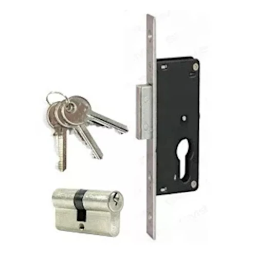 Reteszzár bevéső cil. 4cm + zárbetét Anbo SD 500-25