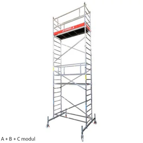 Z300 Gurulóállvány 0,75x2,00m "C" modul Zarges
