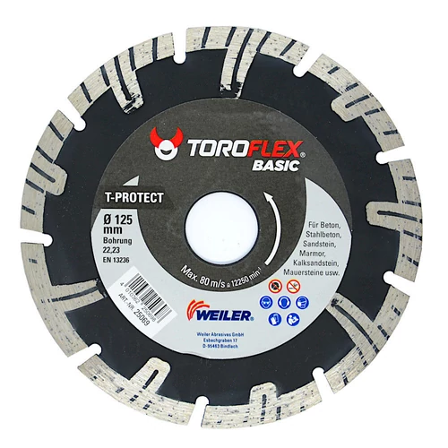 Toroflex Basic T-Protect gyémánttárcsa 125mm